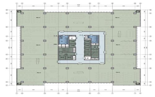 承重柱和承重墙区也是写字楼等级的重要节点