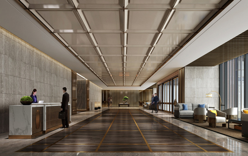 旭阳科技大厦大堂